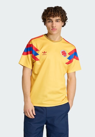 ADIDAS PERFORMANCE - Camiseta de fútbol 'Kolumbien 1990' en amarillo: frente