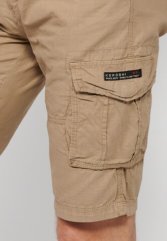 Regular Pantalon KOROSHI en beige