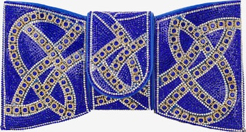 faina Clutch in Blauw: voorkant
