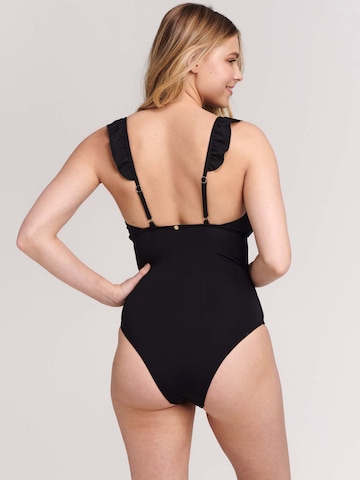 ShiwiBustier Jednodijelni kupaći kostim - crna boja