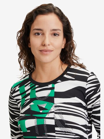 Betty Barclay Basic Shirt mit Animalprint in Schwarz