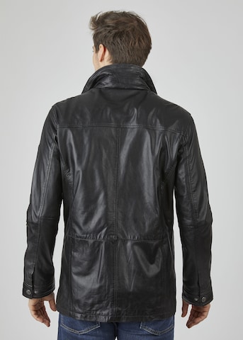 bugatti Lederjacke 'BUAntonio' in Schwarz