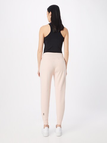 Effilé Pantalon On en beige