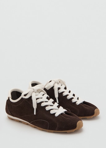 MANGO Sneaker 'Poly' in Braun