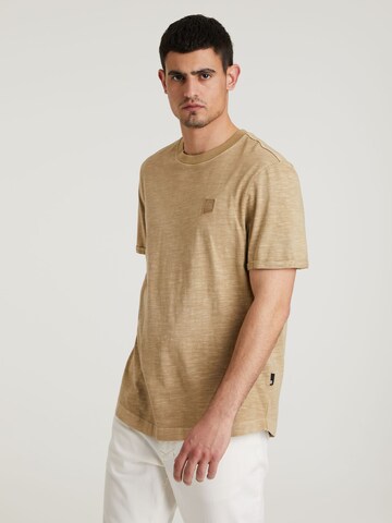 CHASIN' Shirt 'Brody Slub' in Brown