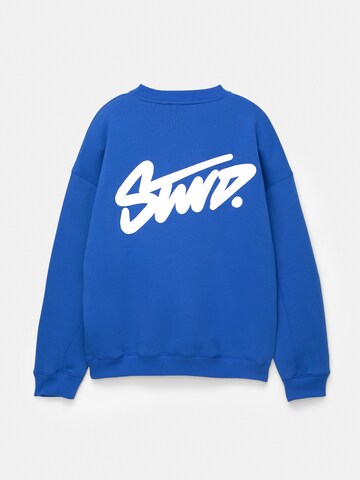 Sweat-shirt 'STWD' Pull&Bear en bleu