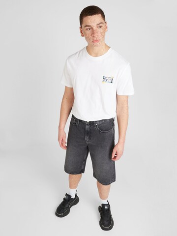 Tommy Jeans - Camisa 'FLOWER POWER' em branco