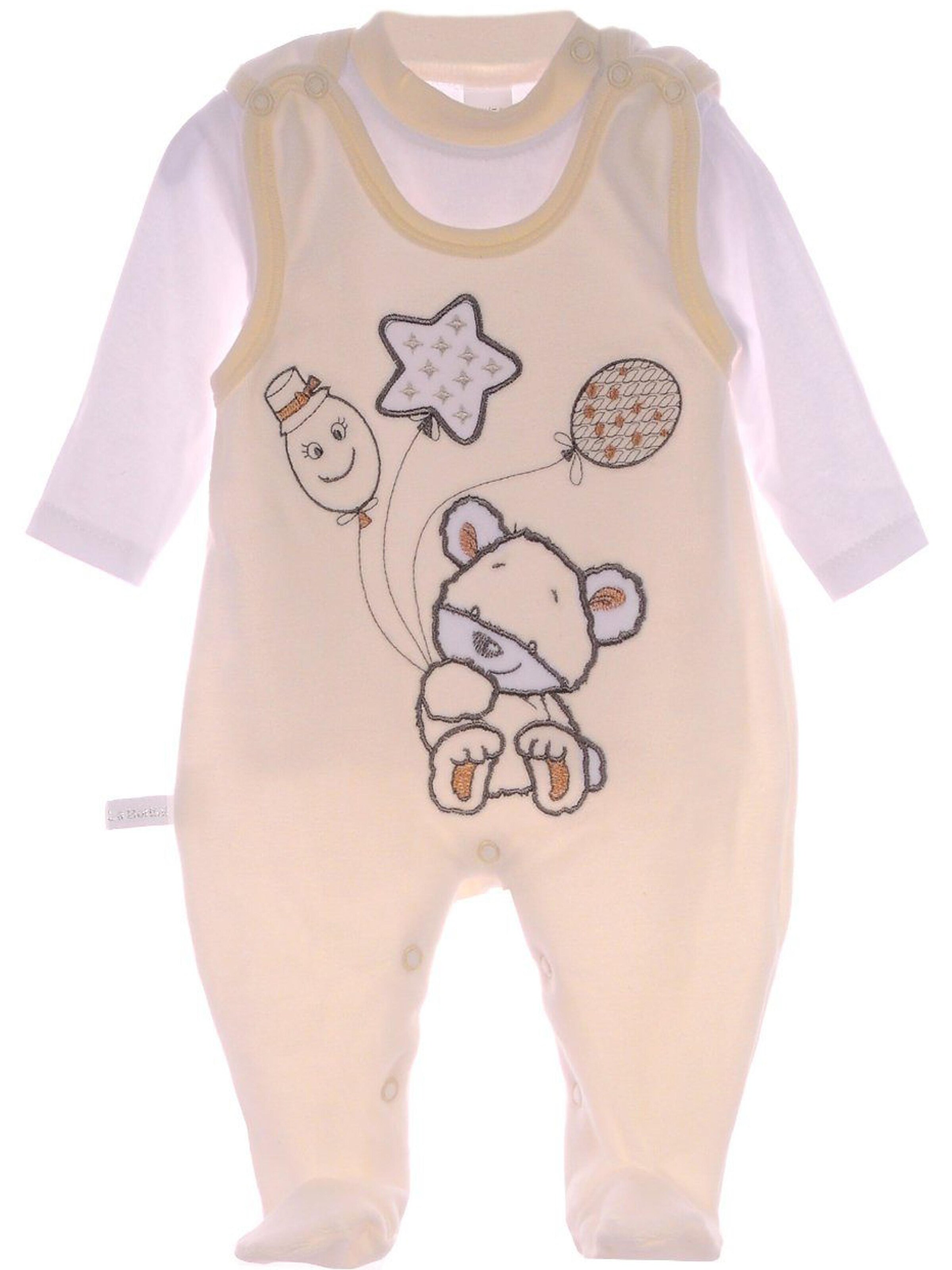 La Bortini Set in Beige: Vorderseite