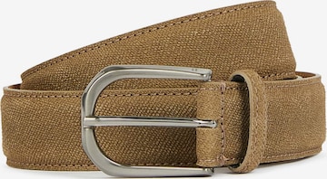 Boggi Milano Belt in Beige: front