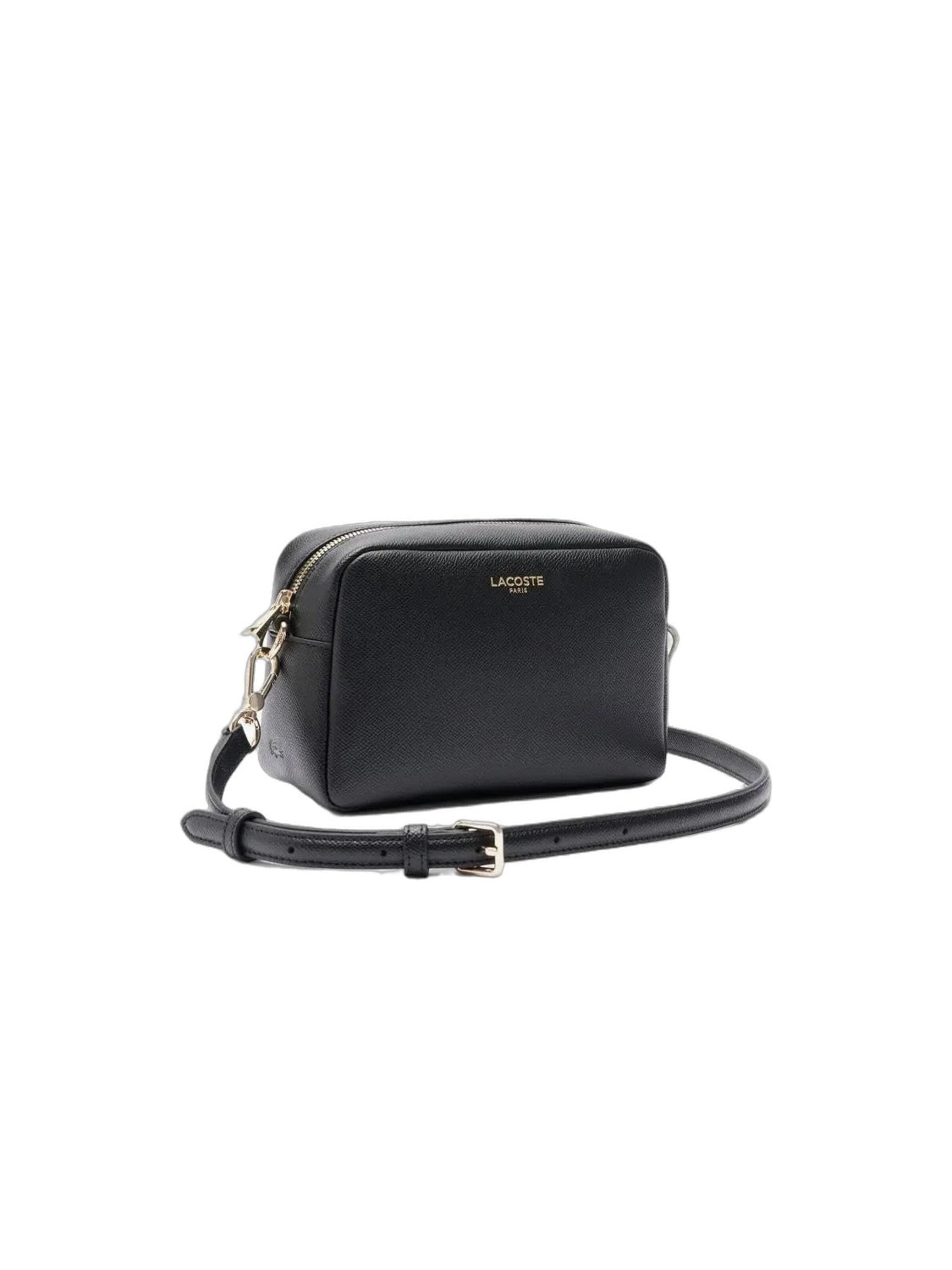 Borsa a tracolla 'Champs Elysees' di LACOSTE in nero