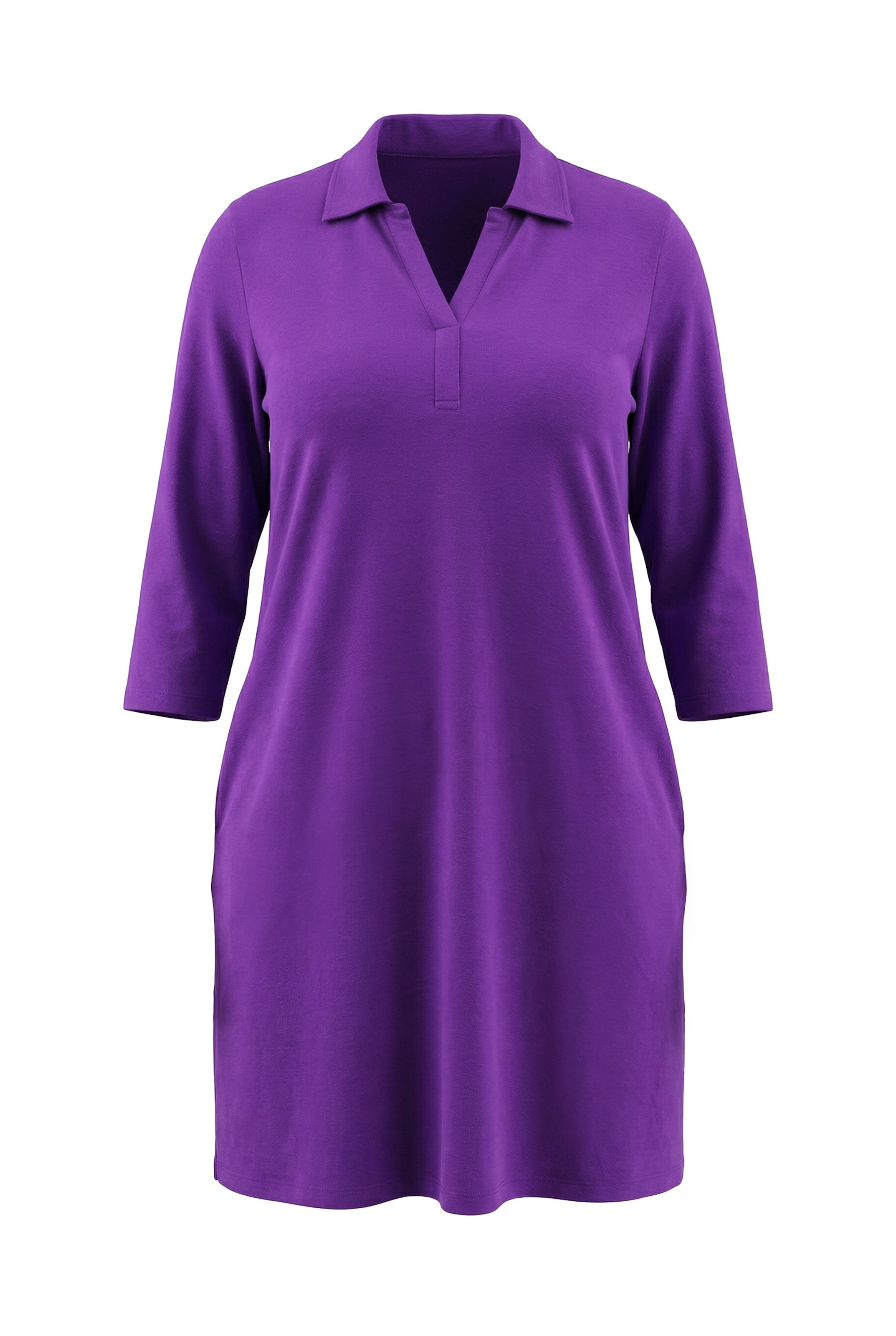 Ulla Popken Dress in Purple: front
