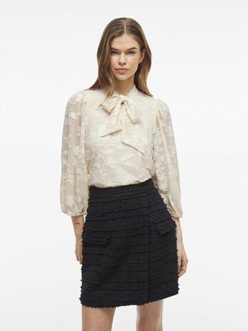 VILA Blouse in Beige: voorkant