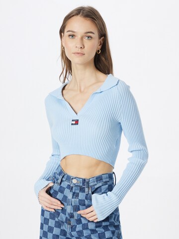 Tommy Jeans Pullover in Blau: Vorderseite
