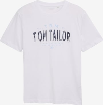 TOM TAILOR Футболка в Белый: спереди