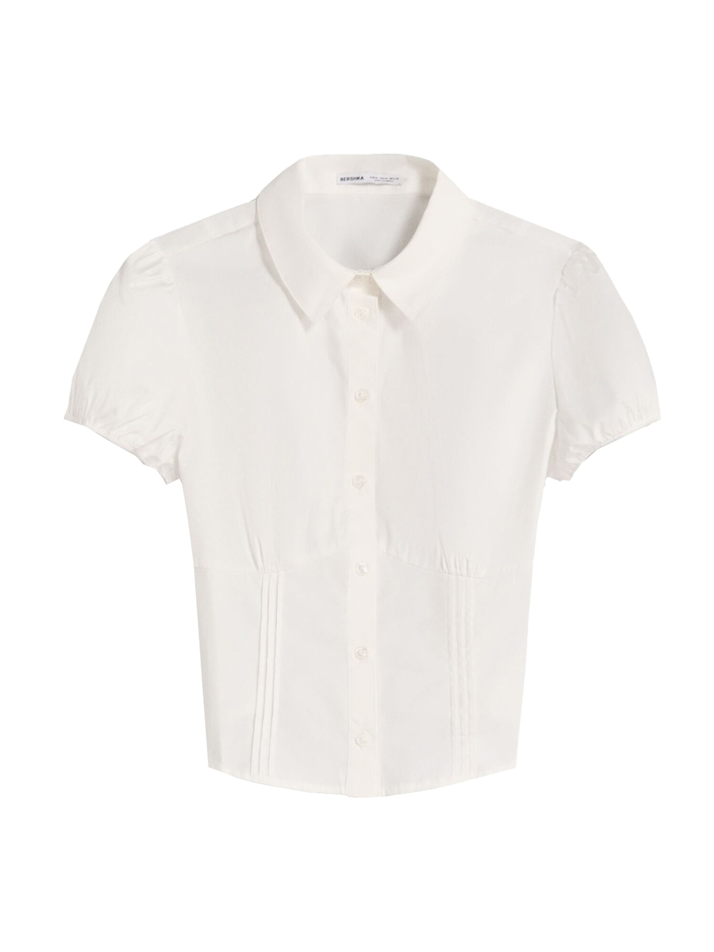 Bershka Pusero värissä valkoinen: etupuoli