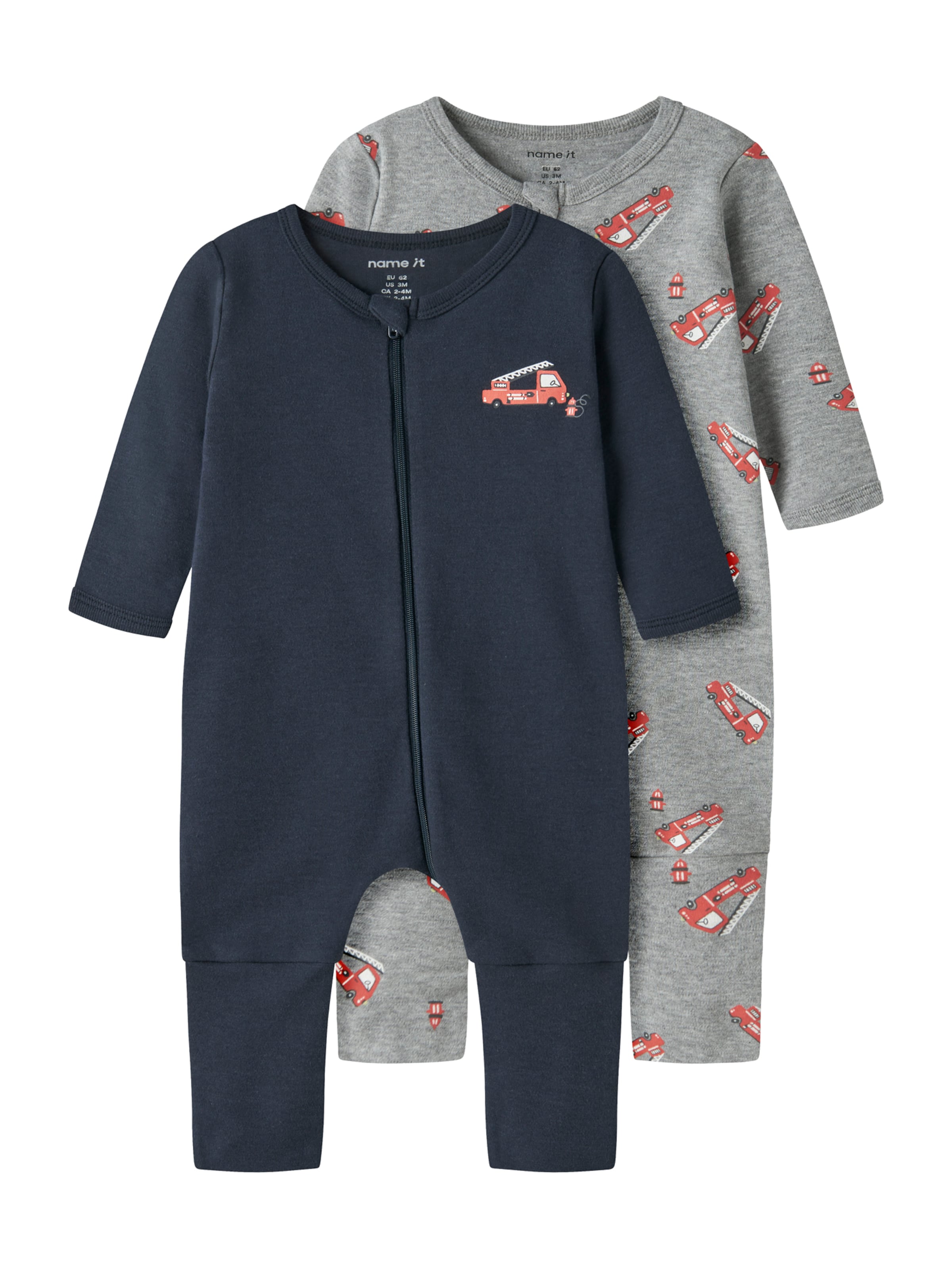 NAME IT - Pijama en azul: frente