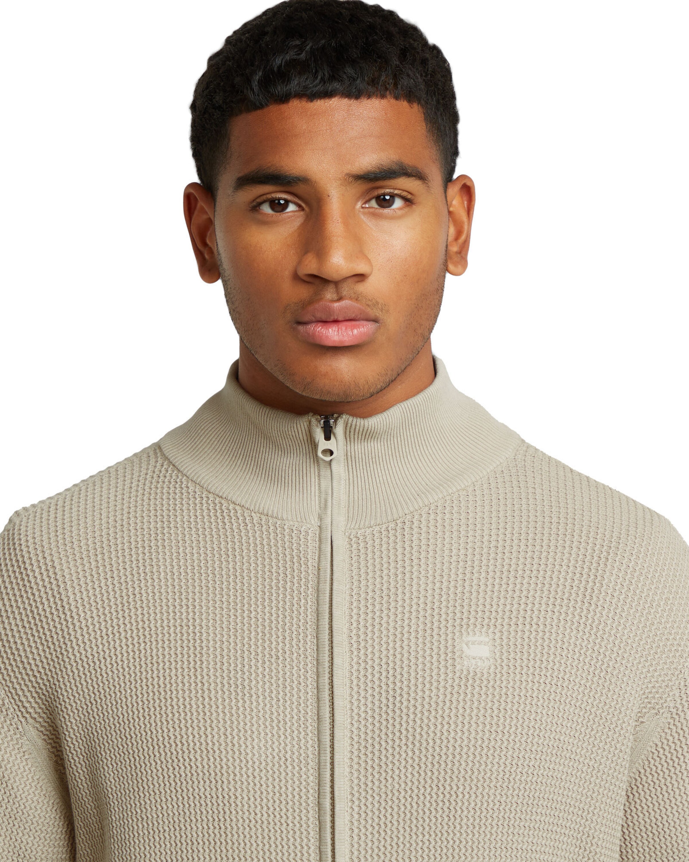 G-STAR Knit cardigan in Beige