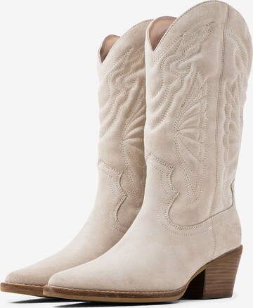 BRONX Cowboy Boots 'Jukeson' in Beige