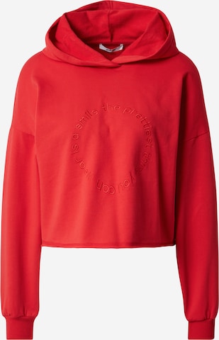 ABOUT YOU Sweatshirt 'Malin' in Red: front