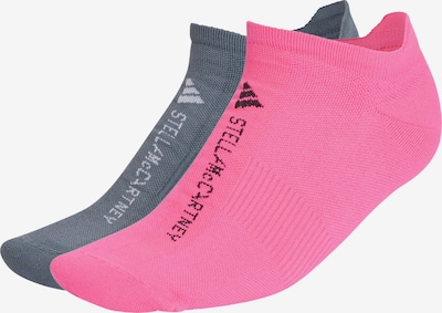 ADIDAS BY STELLA MCCARTNEY Urheilusukat värissä harmaa / vaaleanharmaa / vaaleanpunainen / musta, Tuotenäkymä