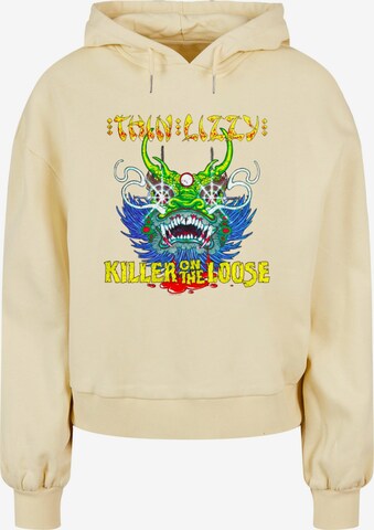 Merchcode Sweatshirt 'Thin Lizzy - Killer' in Yellow: front