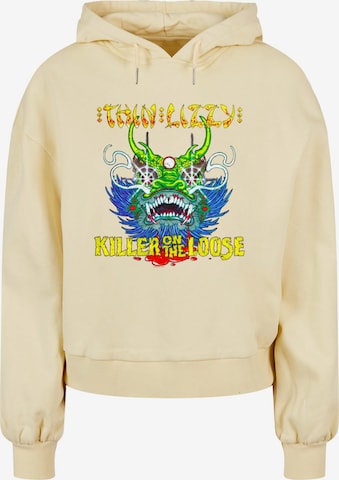 Merchcode Sweatshirt 'Thin Lizzy - Killer' in Gelb: predná strana