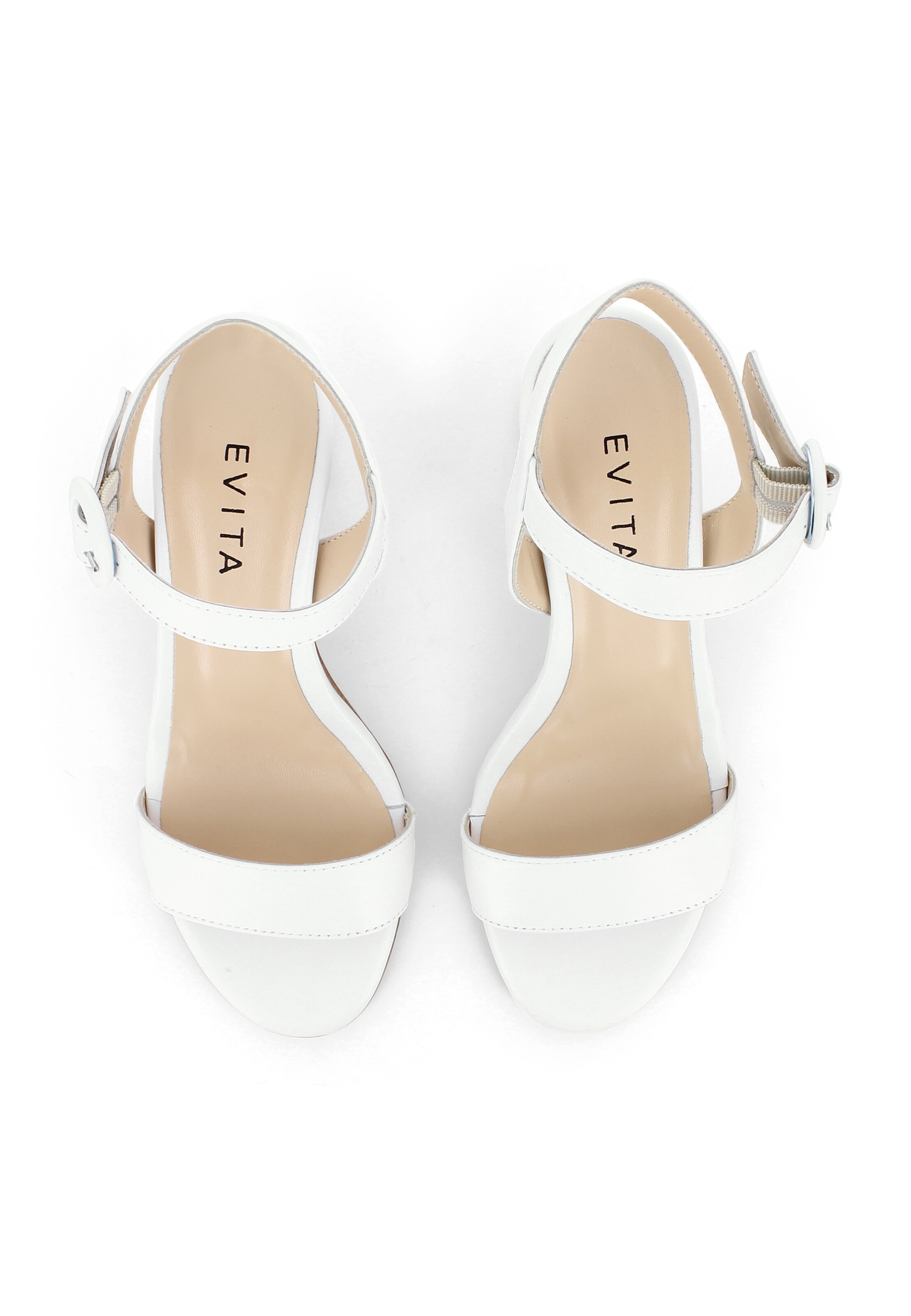 EVITA Strap Sandals 'SAMANTA' in White