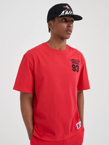 AND1 T-Shirt 'Core 93' in Rot: Vorderseite