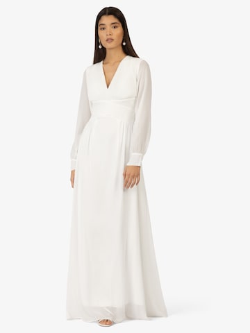 Robe de soirée Kraimod en blanc : devant