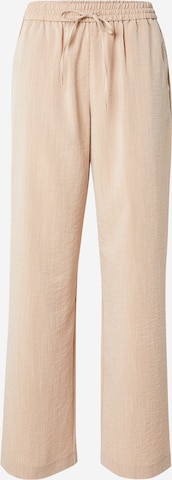 PIECES Wide Leg Hose 'PCSHANIE' in Beige: Vorderseite