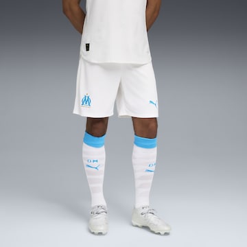 PUMA Regular Sportbroek 'Olympique de Marseille 25/26' in Wit: voorkant