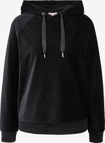 s.Oliver Sweatshirt in Schwarz: predná strana