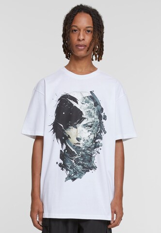 MT Upscale Shirt 'Puppet Master' in White: front