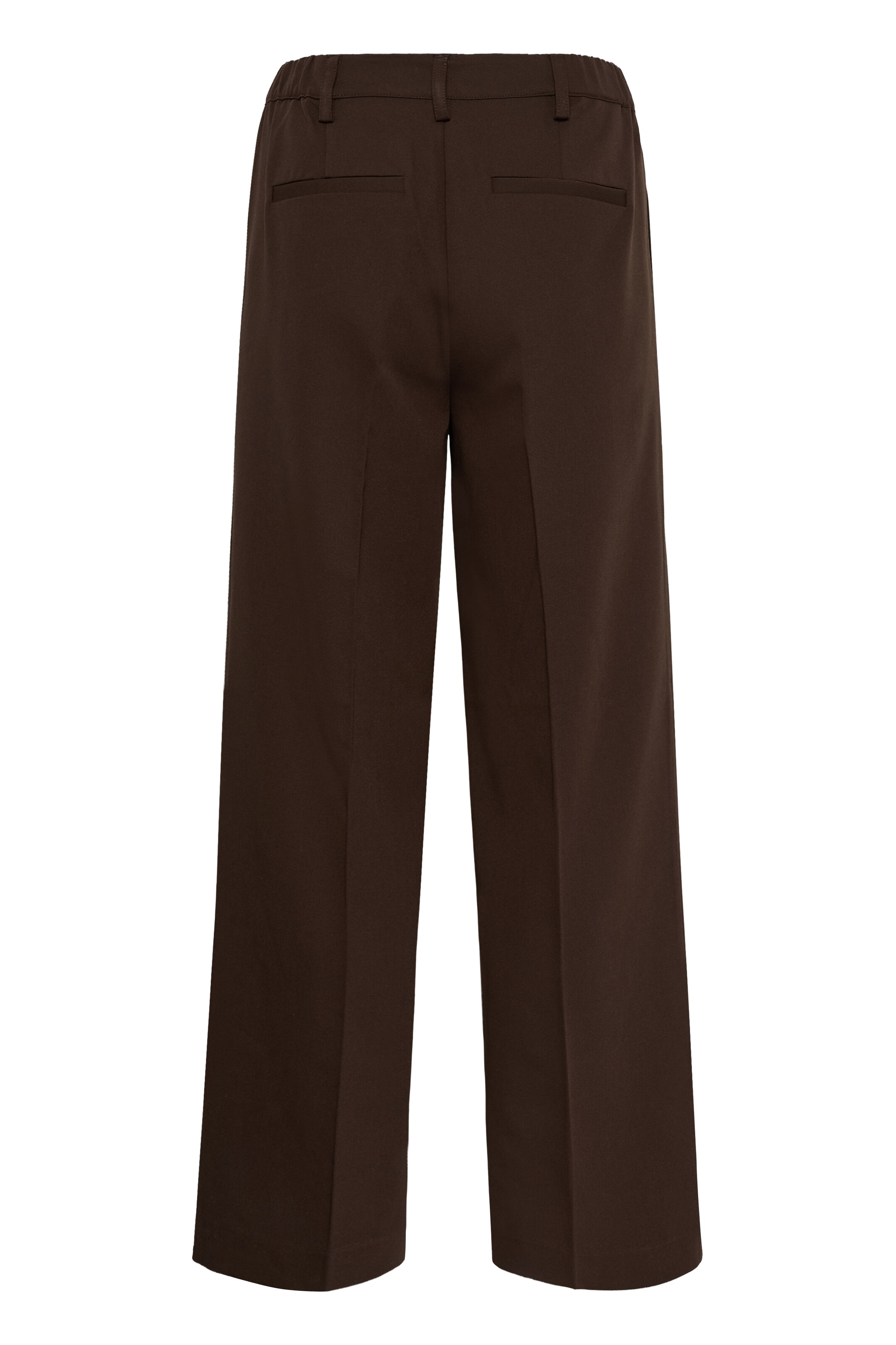 Kaffe Wide leg Trousers with creases 'KASakura' in Brown