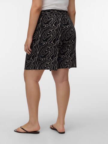 juoda Vero Moda Curve Laisvas Kelnės 'VMCEASY JOY'