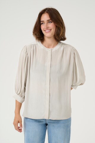 Kaffe Blouse 'Olina' in Beige: voorkant