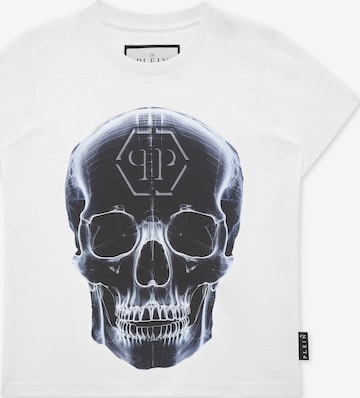 Philipp Plein Shirt 'Skull' in Wit: voorkant