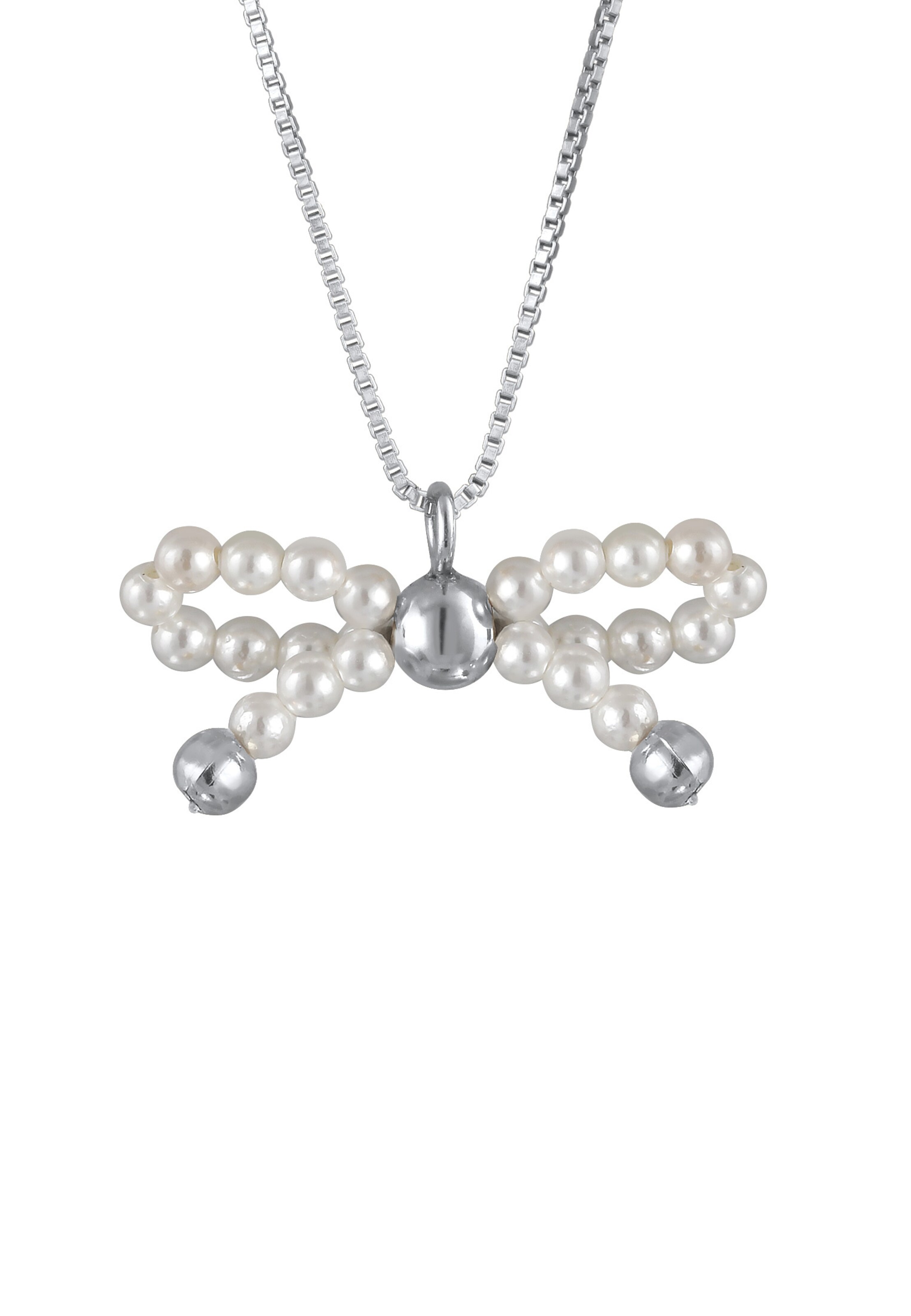 ELLI PREMIUM Halskette Schleife in Silber