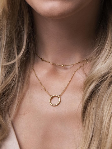 Amberz Ketting 'Livia' in Goud