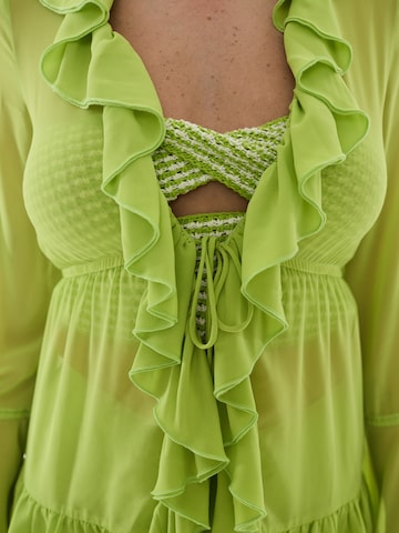 ABOUT YOU x Laura Giurcanu Blouse 'Margarete' in Green