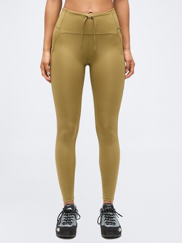 THE NORTH FACE Skinny Sports trousers 'REFINA' in Brown: front