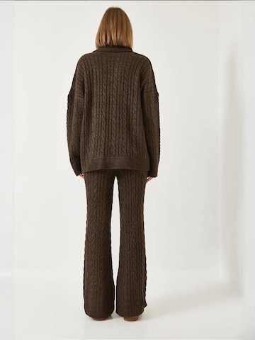 Bianco Lucci Pantsuit in Brown