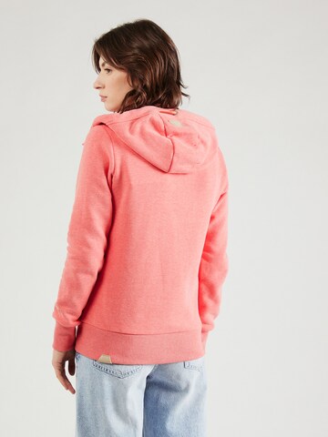 Ragwear - Sudadera con cremallera en rosa