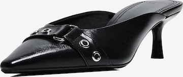Mule Bershka en noir : devant