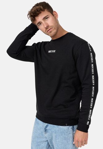 Sweat-shirt 'Korbin' INDICODE JEANS en noir : devant