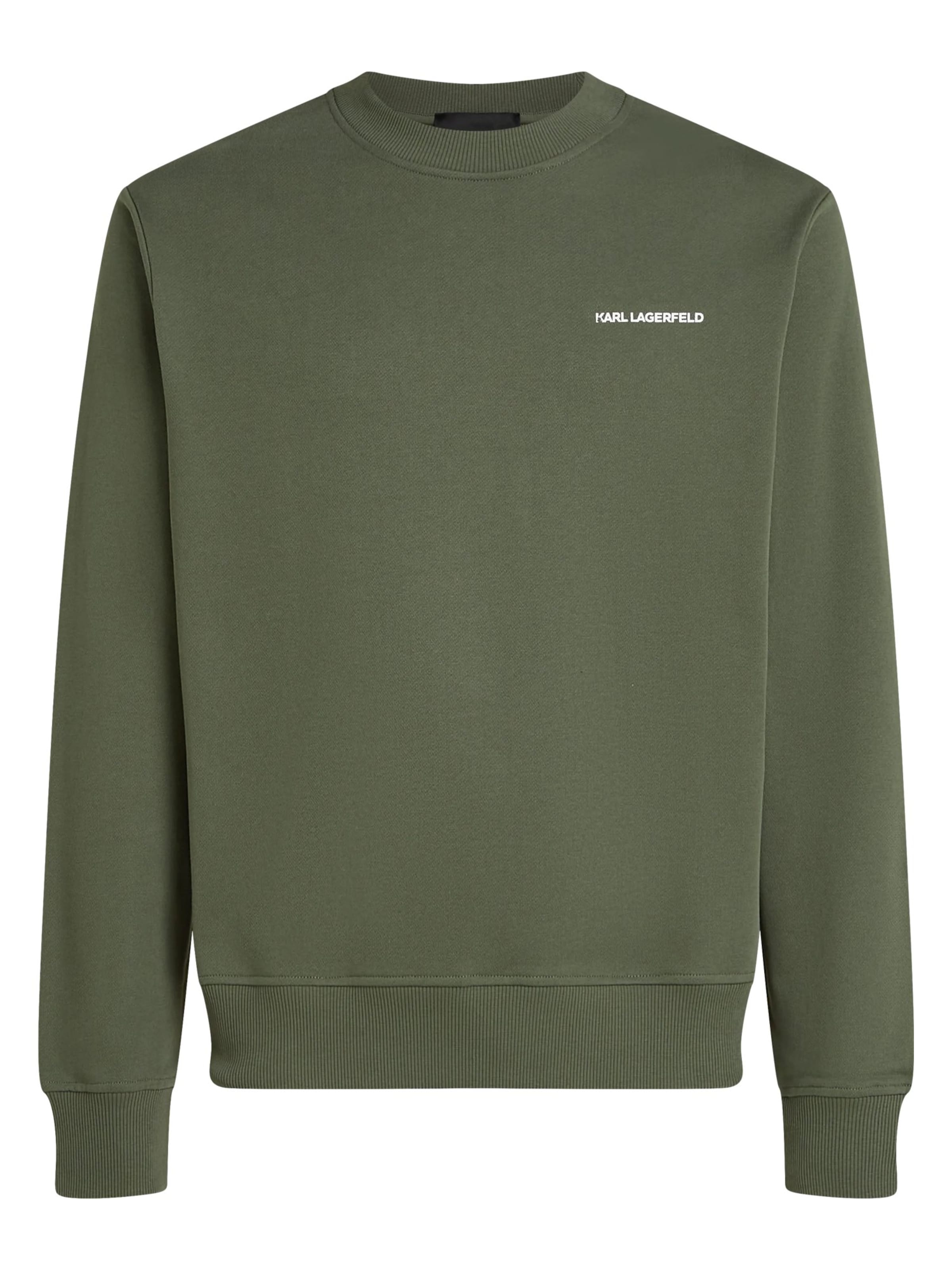 Sweat-shirt 'Rue St-Guillaume' Karl Lagerfeld en vert : devant