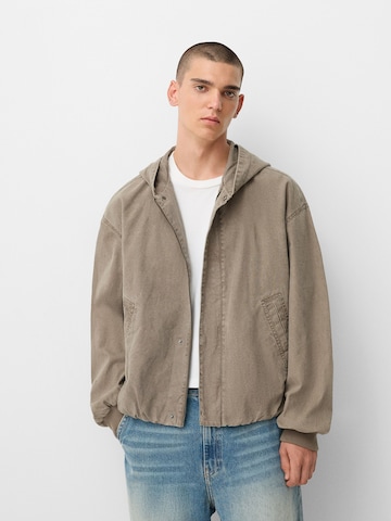 Bershka Jacke in Beige: Vorderseite