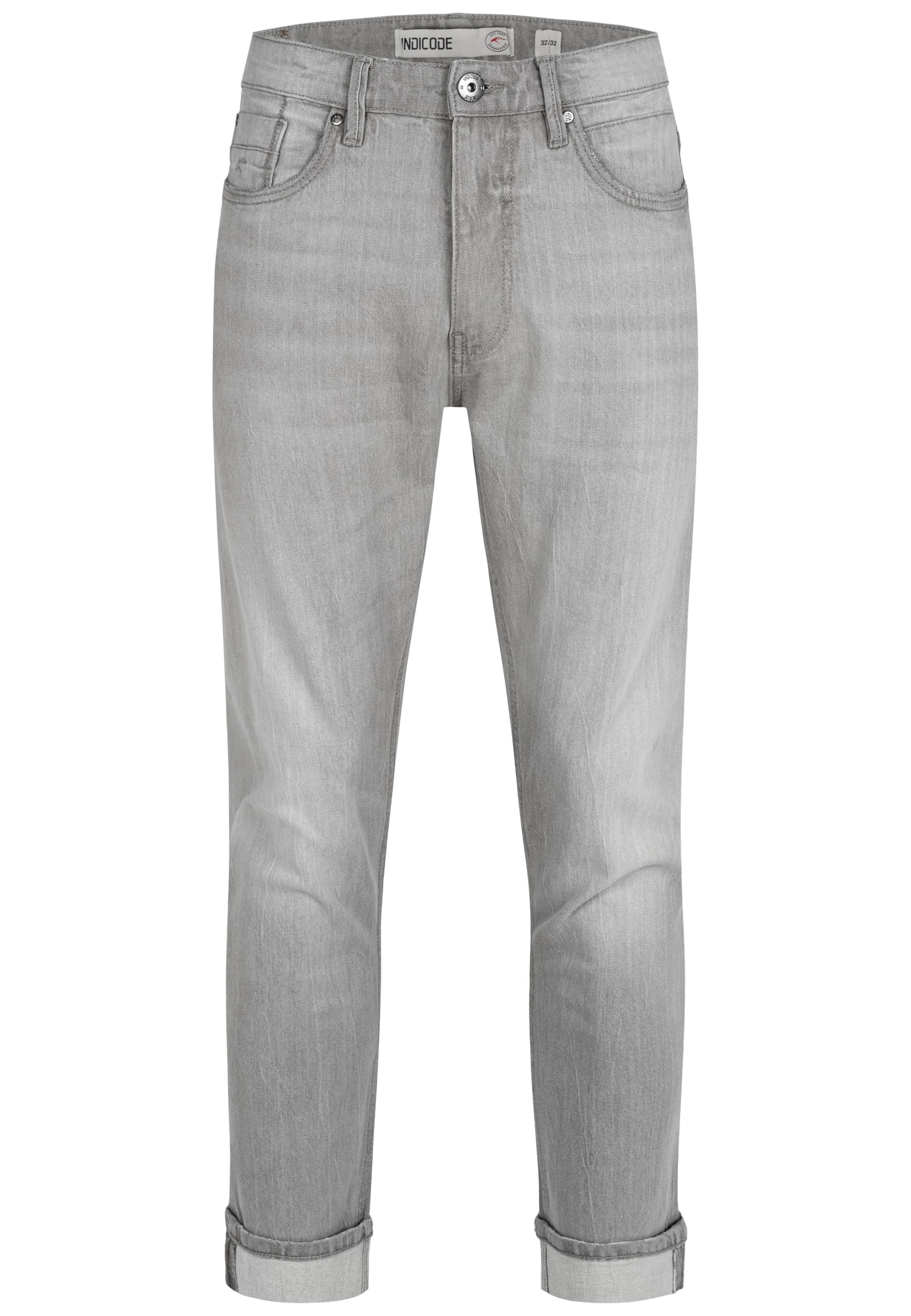 INDICODE JEANS Jeans 'Chammy' in Grau: Vorderseite