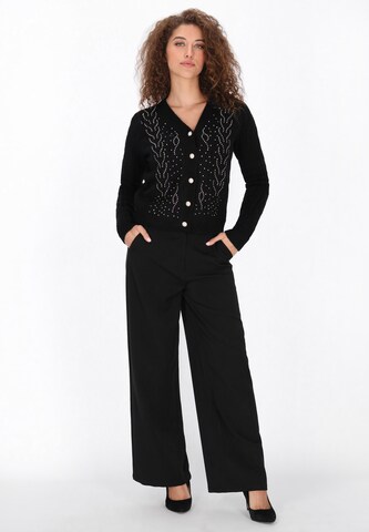 faina - Cárdigan en negro