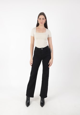 Elara Flared Jeans i sort